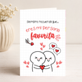 $1 / Tarjeta Musical Imprimible de Amor y Amistad + Sorpresa Interactiva QR (Edición Eres Mi Persona Favorita & Cute Deformed Characters)